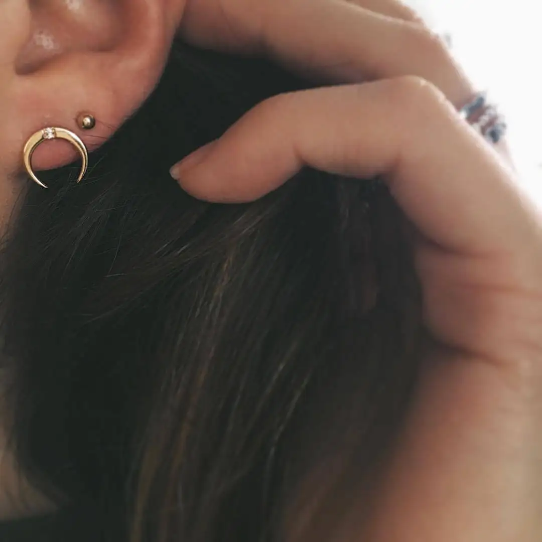 2018 Новый Романтичный комплект с Луной и бриллиантами из Южной Кореи Золотые