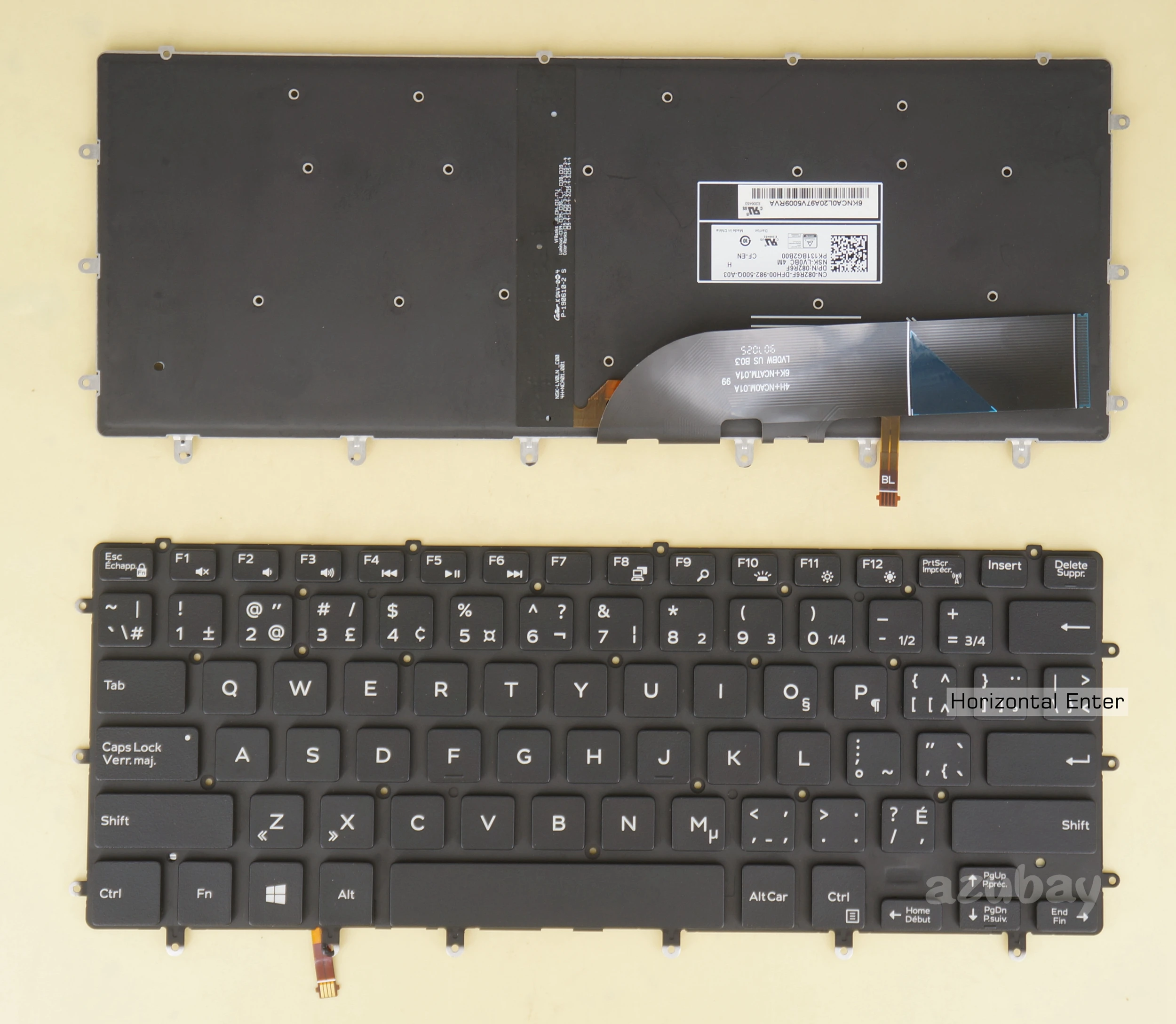 

Canadian Keyboard For Dell XPS 15 7590 9550 9560 9570 Inspiron 7568 2-in-1, 7558, Precision 5510 M5510 5520 5530 5540 Backlit