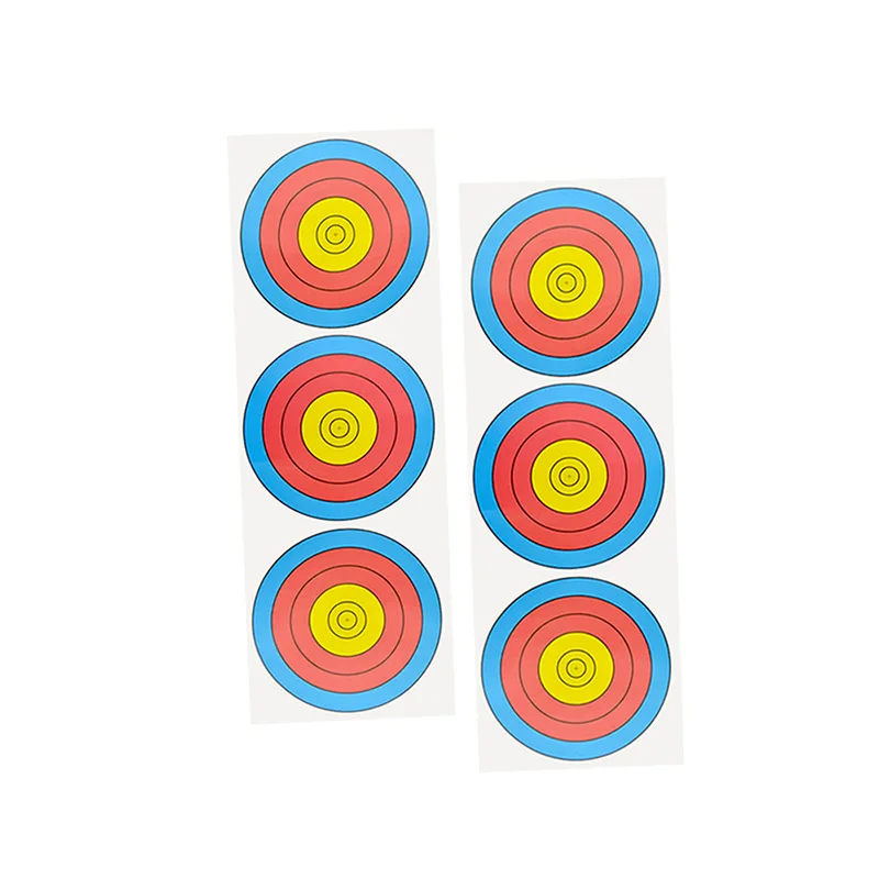 10pcs 63*22cm Archery Target Paper Triple Shooting Training Practicing Accessory | Спорт и развлечения
