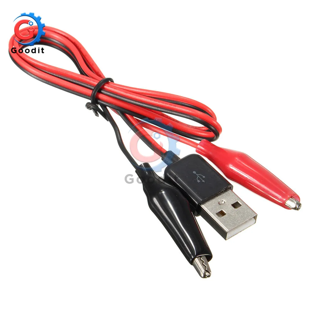 Тестовые зажимы типа Аллигатор 1 шт. зажим для разъема USB папа адаптер питания