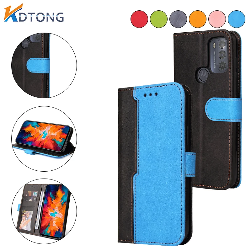 

Ultra thin Shockproof Leather Coque Case For Motolora Moto G50 G9 PLAY E7 Plus G30 G20 G10 Power Card slot Magnetic Phone Cover