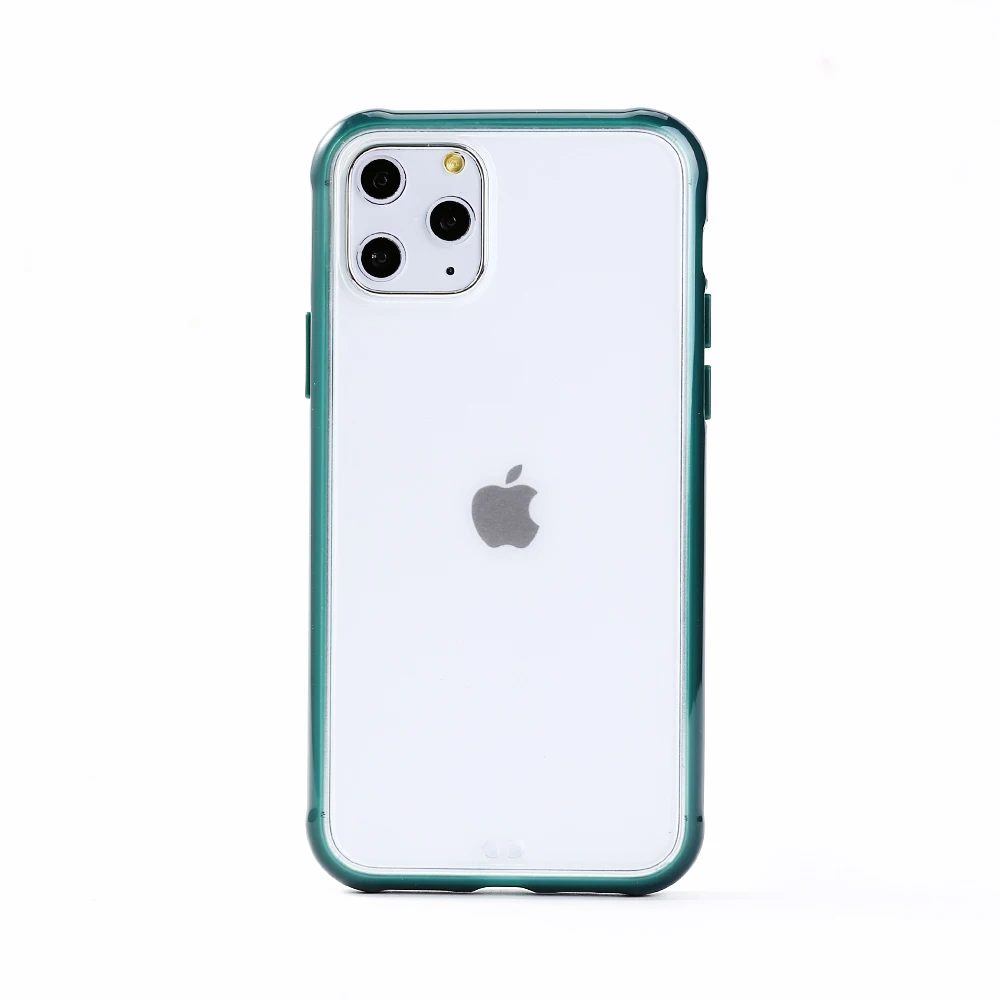 

Matte Transparent Phone Case For iPhone XR X XS Max 8 7 6PlusSilicone Frame Anti shock Acrylic Clear Hard PC Cover