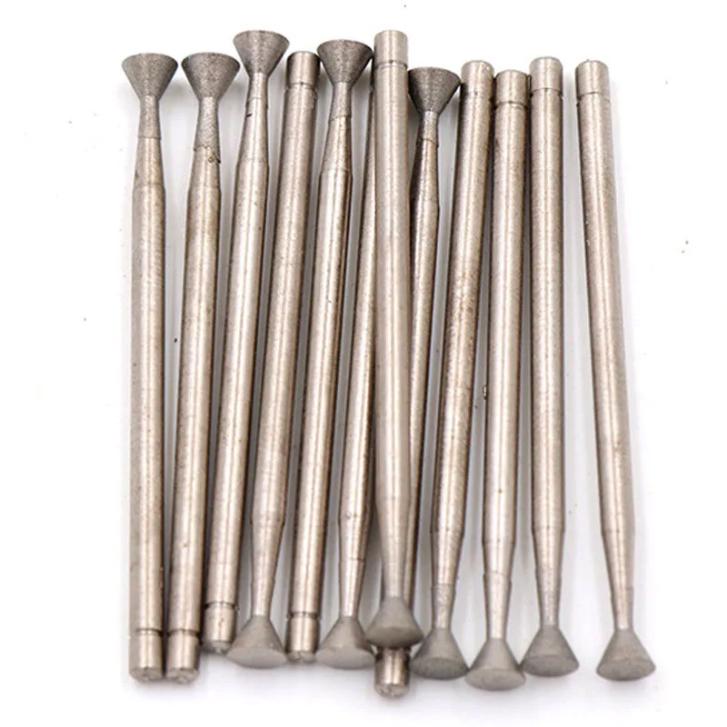 Алмазная шлифовальная головка 600 #1200 # 5 шт. Нефритовый камень шлифовальные иглы C3