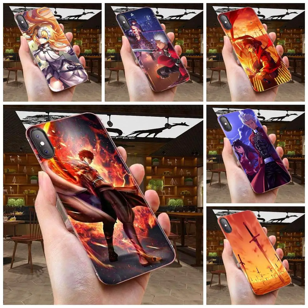 ТПУ мягкий резиновый чехол для телефона Fate Stay Night Galaxy Alpha Note 10 Pro A10 A20 A20E A30 A40 A50 A60 A70