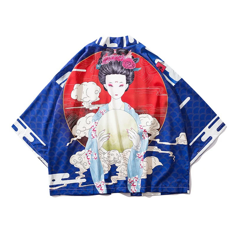 

Кимоно, кардиган, для мужчин японский юката Мужская Haori Мужской одежда самураев традиционные кимоно ночные костюмы для косплея банный халат...