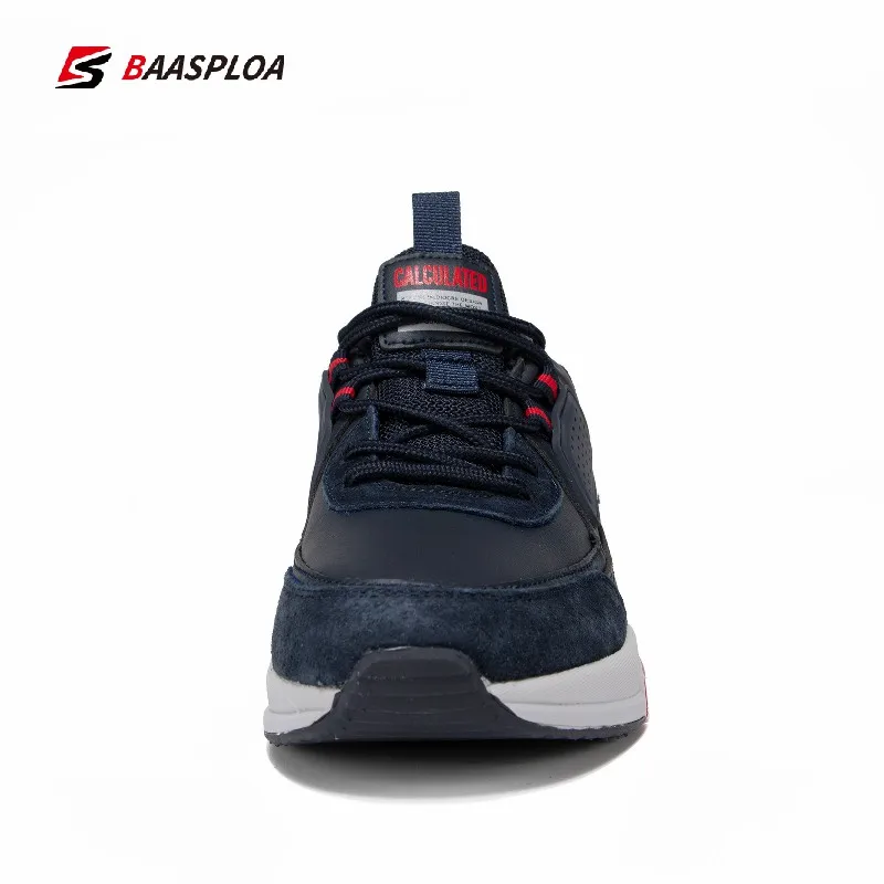 Baasploa 2021 New Fashion Ladies Sneakers Leather Lightweight  Non-slip Waterproof  Women Casual Shoes Female walking shoes