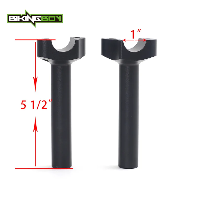Рукоятка для установки на руль BIKINGBOY 1.7&quot 3.5&quot 4.5&quot 5.5&quot 6.5&quot 8.5&quot; с зажимом верхней части руля 1&quot; на модели Dyna Electra Glide Fatboy.