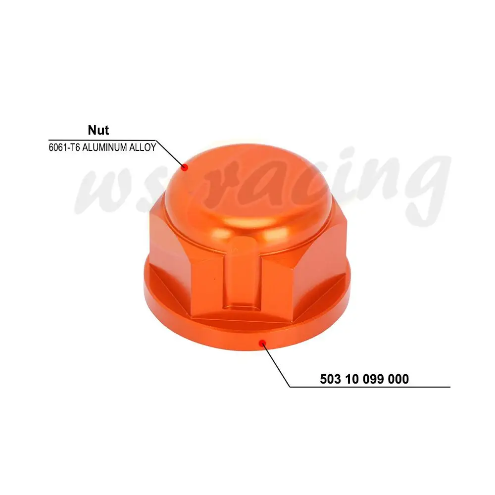 Задняя колесная ось мотоцикла Стопорная гайка обод крышка для KTM SX SX-F EXC Φ CW TC FC ET TX