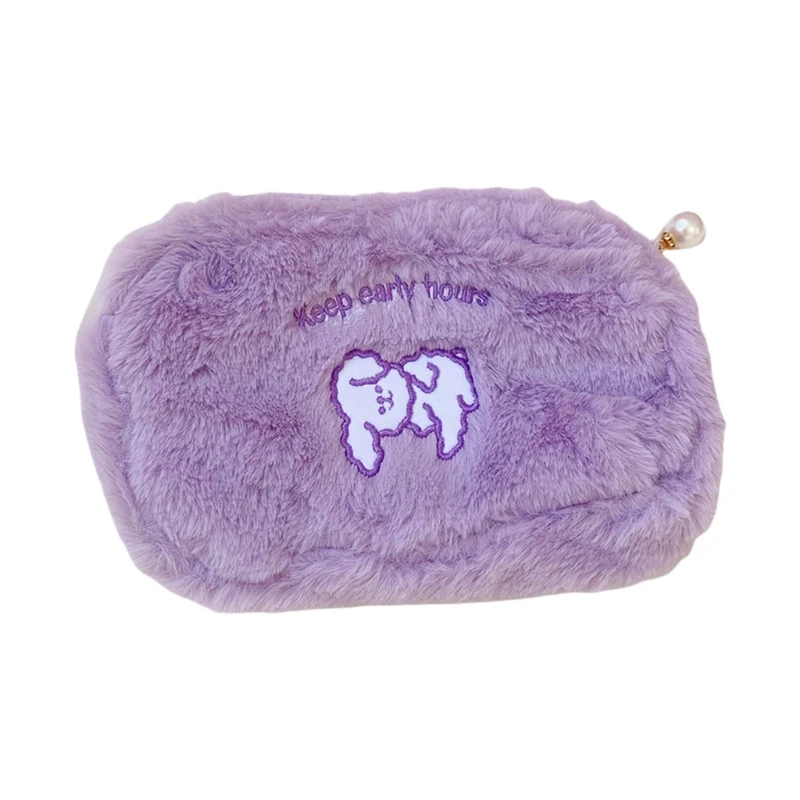 

Kawaii Dog Plush Pencil Case Pen Bag Pouch Cute Girls Student Stationary School