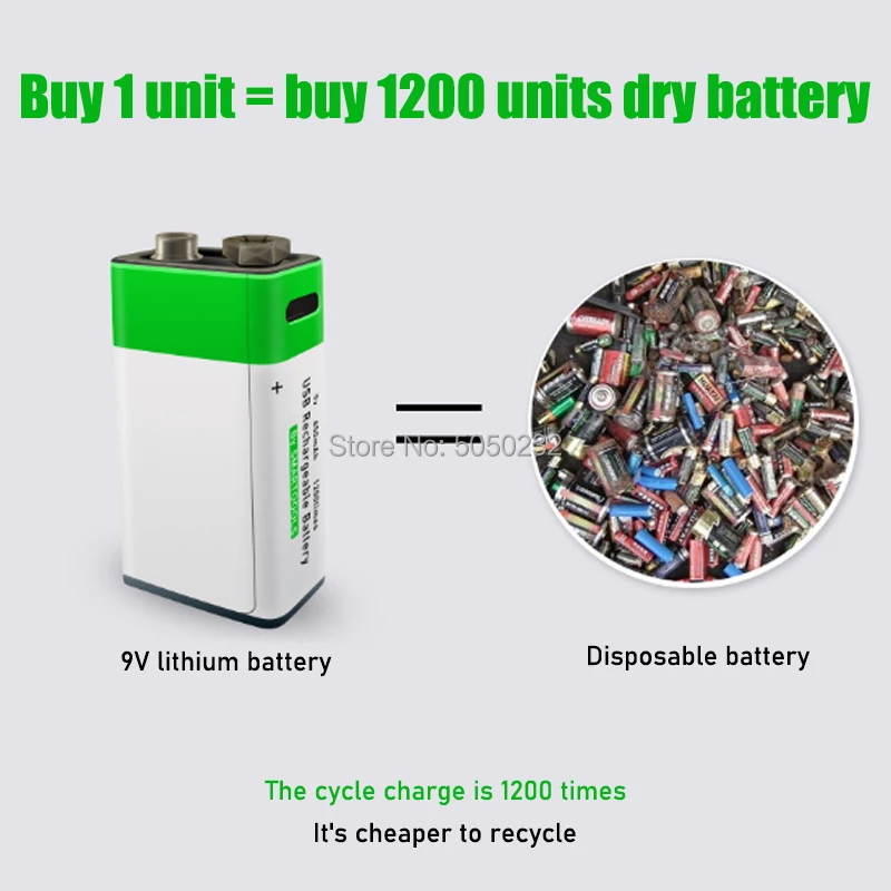 6f22 9 в 650 мач micro usb перезаряжаемая лит