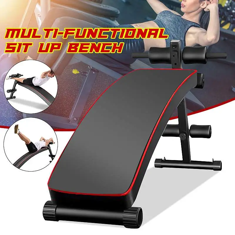 Multifunction Sit up Bench Foldable Adjustable Abdominal Muscle Training Crunch Board Exerciser Home Gym Fitness Bench Equipment