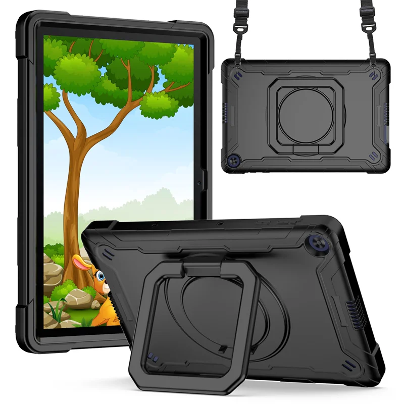 

Флип-подставка для Huawei Matepad T10 9,7 дюйма, чехол, вращающийся на 360 градусов чехол для Huawei Matepad T10s, противоударный чехол для планшета