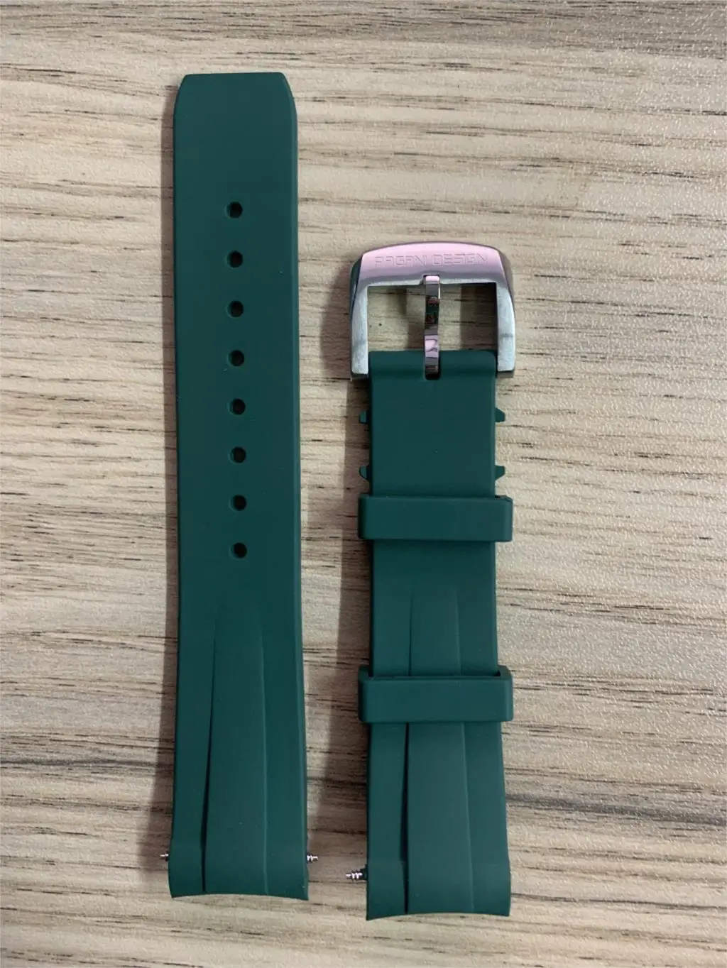 2021 PAGANI Design New 20MM Men's Rubber U-shaped Strap Suitable For PD1661, PD1662, PD1667, PD1644, PD1651 Original Straps