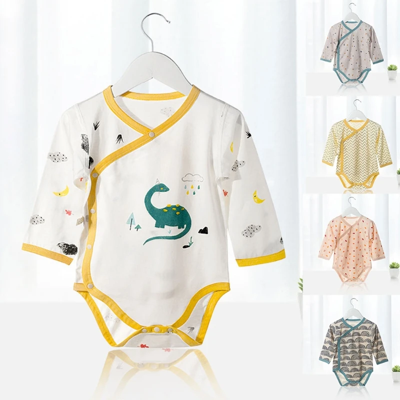 

Cartoon Print Baby Jumpsuit Long Sleeve Romper Bodysuit Onesies Cotton Outfits GXMB
