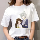 Женская футболка с рисунком Томоэ и Нанами, летняя повседневная футболка с принтом манги, в классическом стиле, 2021