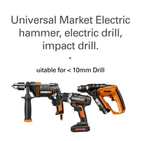 Пылесборник (буквально) Worx WA1601 для перфоратора, держится на стене за счет создаваемого вакуума#3