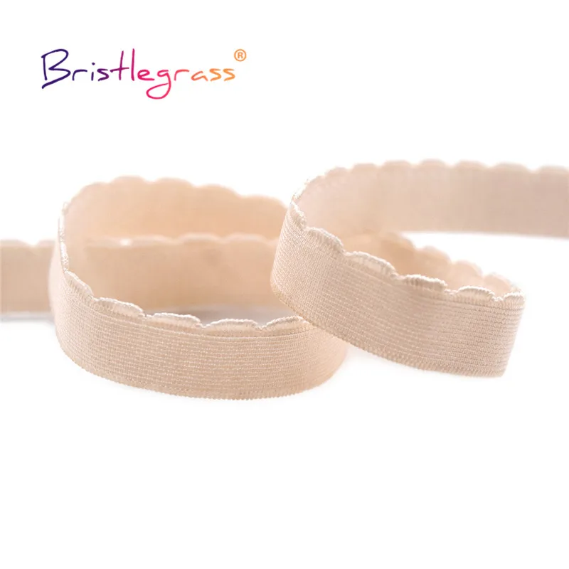 BRISTLEGRASS 2 5 10 ярдов 1/2 &quot13 мм блестящий нейлон плюшевые бюстгальтер ремешок