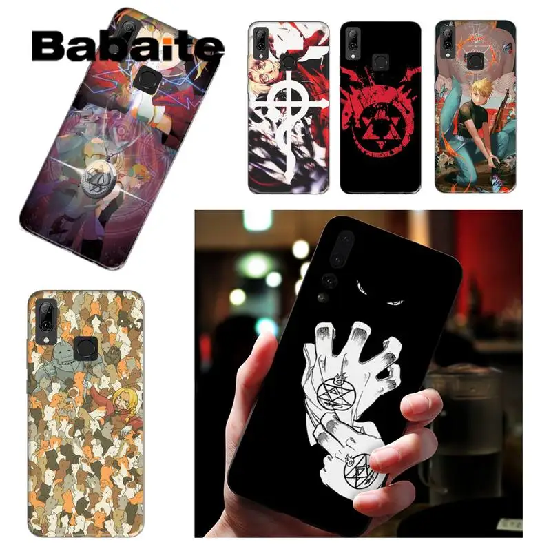 

Babaite Fullmetal Alchemist Phone Case for Huawei p10 lit p40 lite p30 pro p smart2019 p30 lite Honor8X 8A 10 Lite 20 8lite