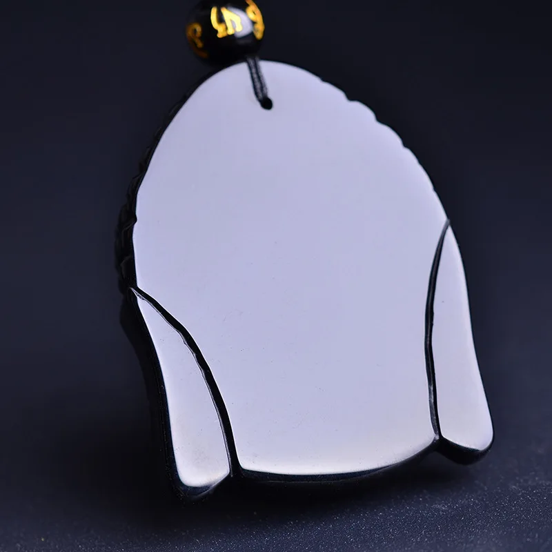 Натуральная Подвеска из черного обсидиана подвески с подвеской в виде головы