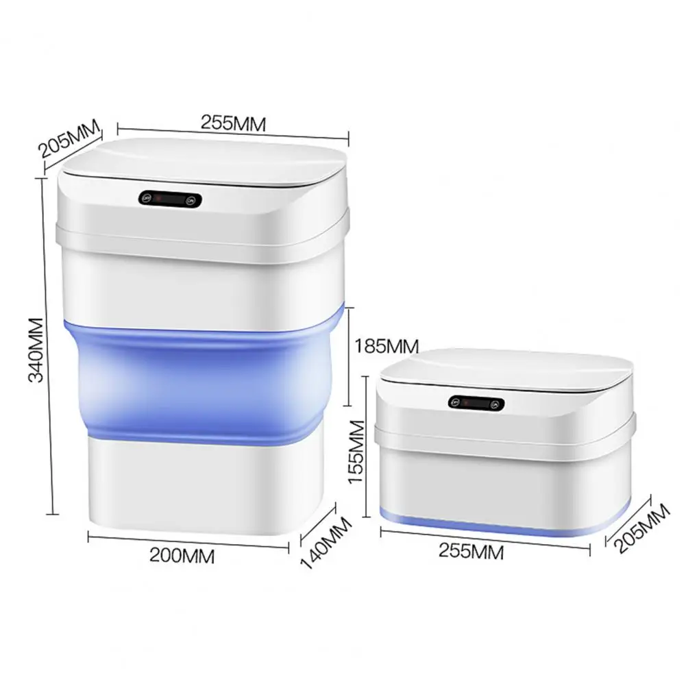 

HOT SALESTrash Bin Automatic Smart Sensor Plastic Large Capacity Rubbish Container for Home