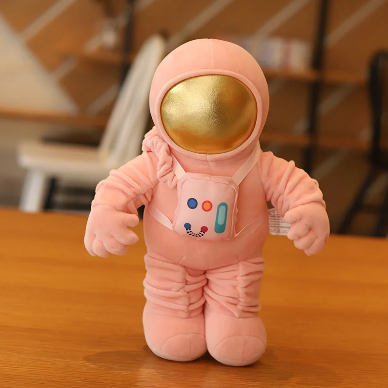 Игрушка плюшевая астронавт и космический корабль мягкая набивная научная