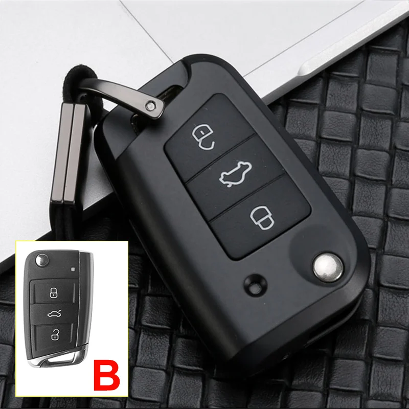 B Black White Новая горячая распродажа цинковый сплав+ силиконовый чехол для ключей от машины чехол Брелок для сиденья Ibiza Leon FR 2 Altea Aztec аксессуары - Название цвета: B Black White