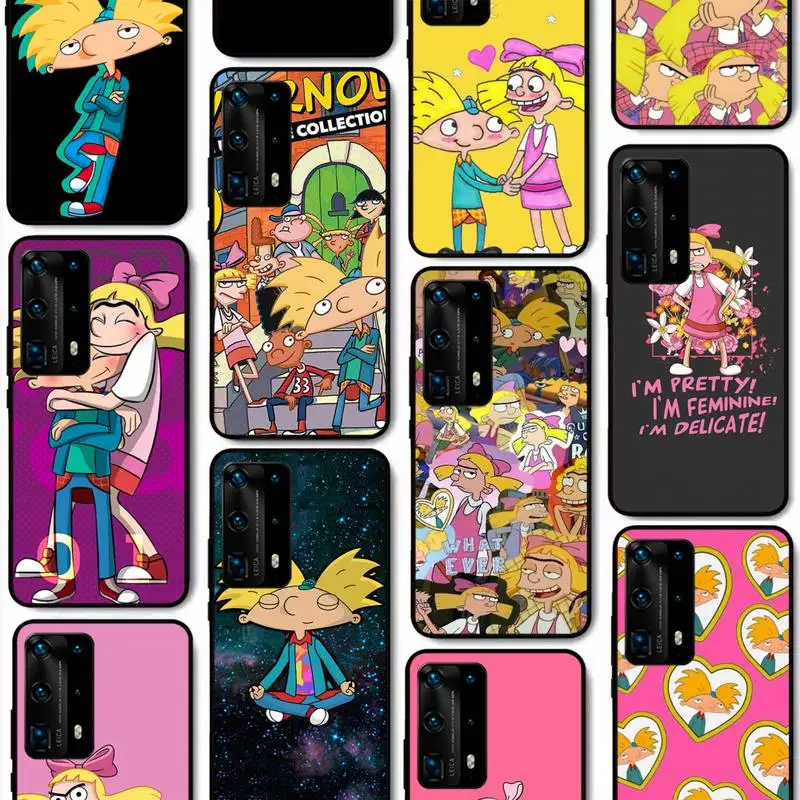 

Hey Arnold Phone Case For Huawei P40 P30 P20 Pro P10 Plus P9 P8 Lite P Smart Cover