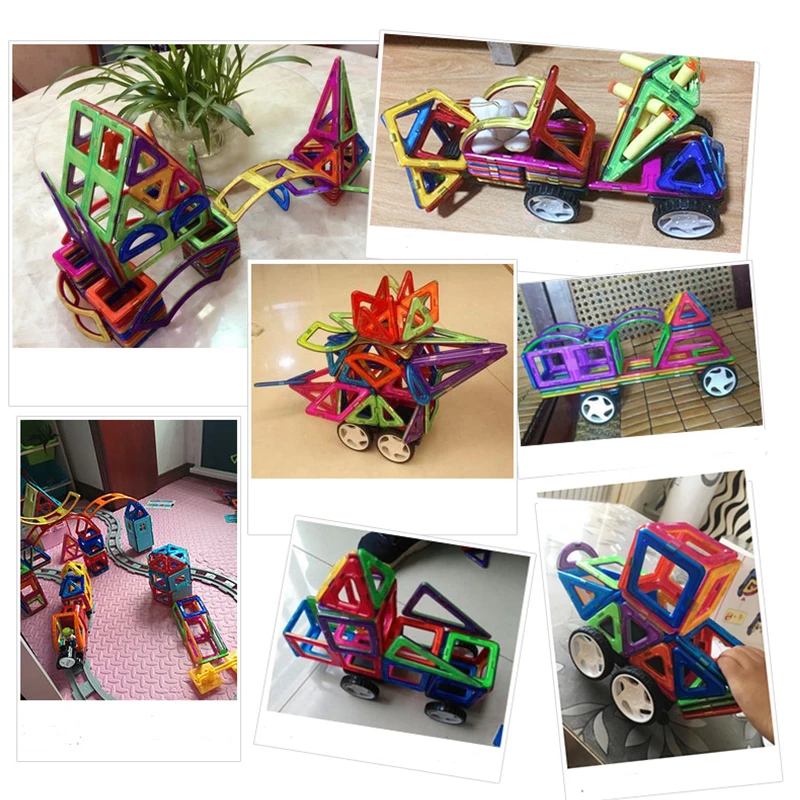 Piezas de bloques de construcci&oacute;n magn&eacute;ticos DIY para ni&ntilde;os peque&ntilde;os, juguetes de construcci&oacute;n magn&eacute;ticos de dise&ntilde;ador, juguetes de construcci&oacute;n en miniatura, regalos, 1 Uds.-4