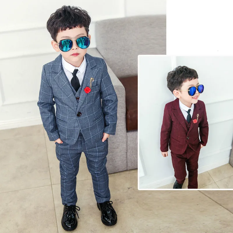 2019 Куртки для мальчиков костюм деловой на день рождения детей мальчика платье