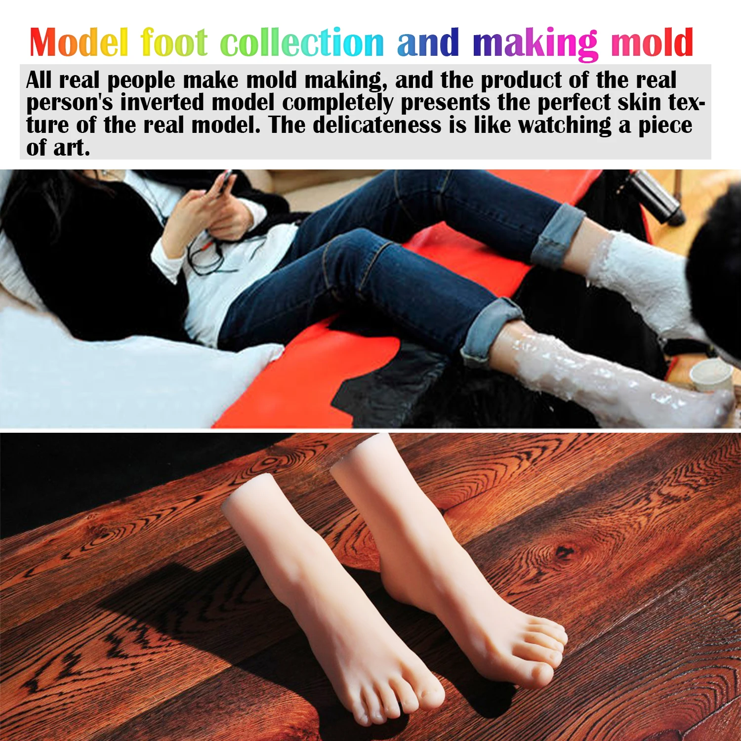 Силиконовая модель для ног Lifesize женский рисования рефлексотерапия массаж