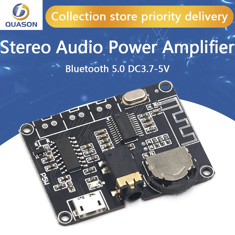 5 Вт + PAM8406 Bluetooth 0 DC3.7-5V стерео модуль усилителя мощности звука XY-P5W для Arduino diy kit |