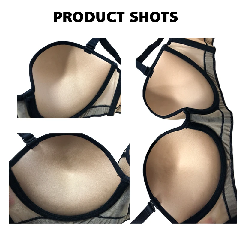 Французский бюстгальтер с вышивкой девушек маленькой грудью толстые чашки