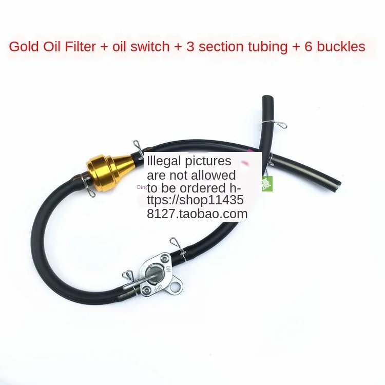 

Fuel Petrol Inline Filter Hose Pipe With Clips Universal For 2 Stroke Mini Moto Dirt Bike ATV Quad Gas Hose