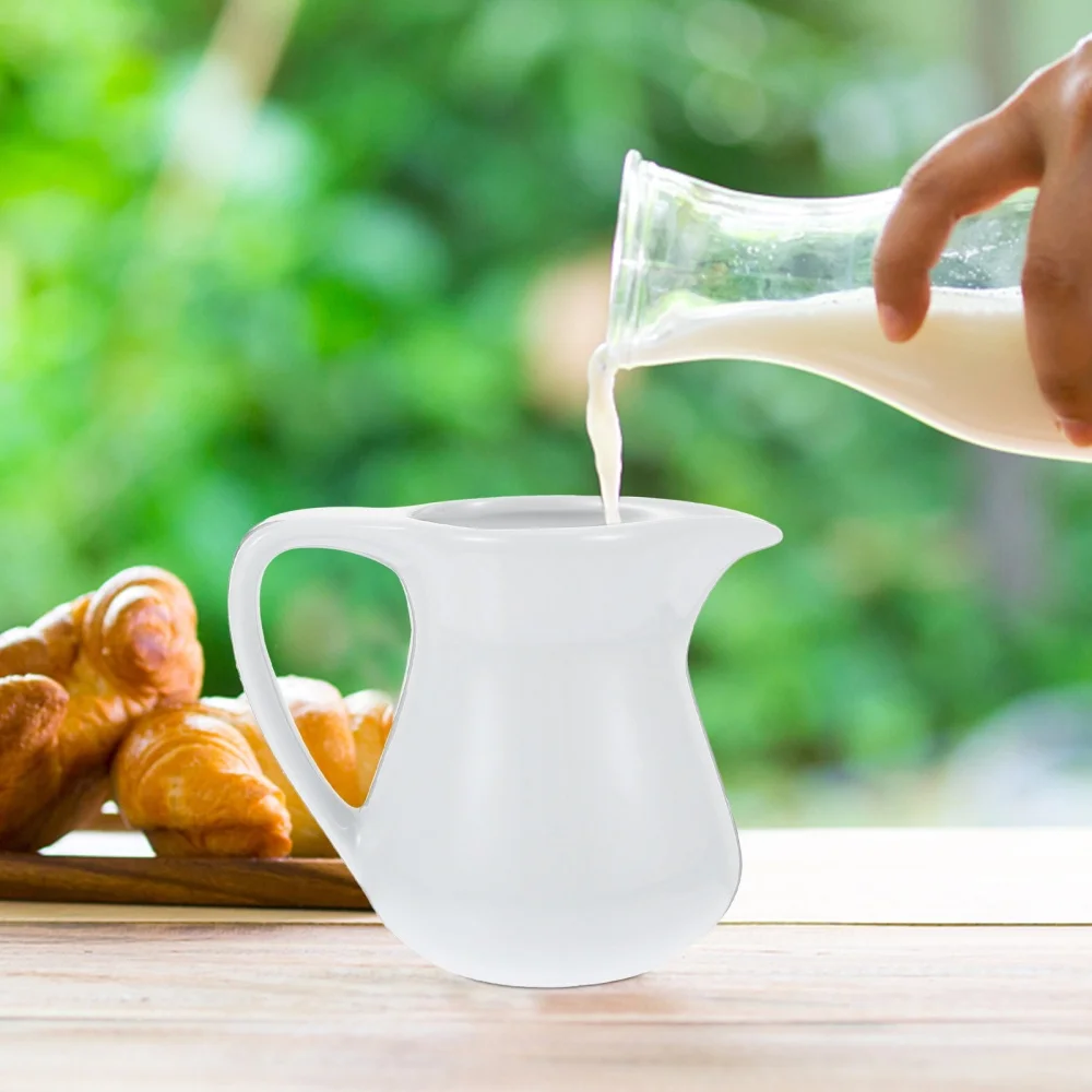 

1Pc Ceramic Home Coffee Frothing Cup Cup Container Sauce Boat