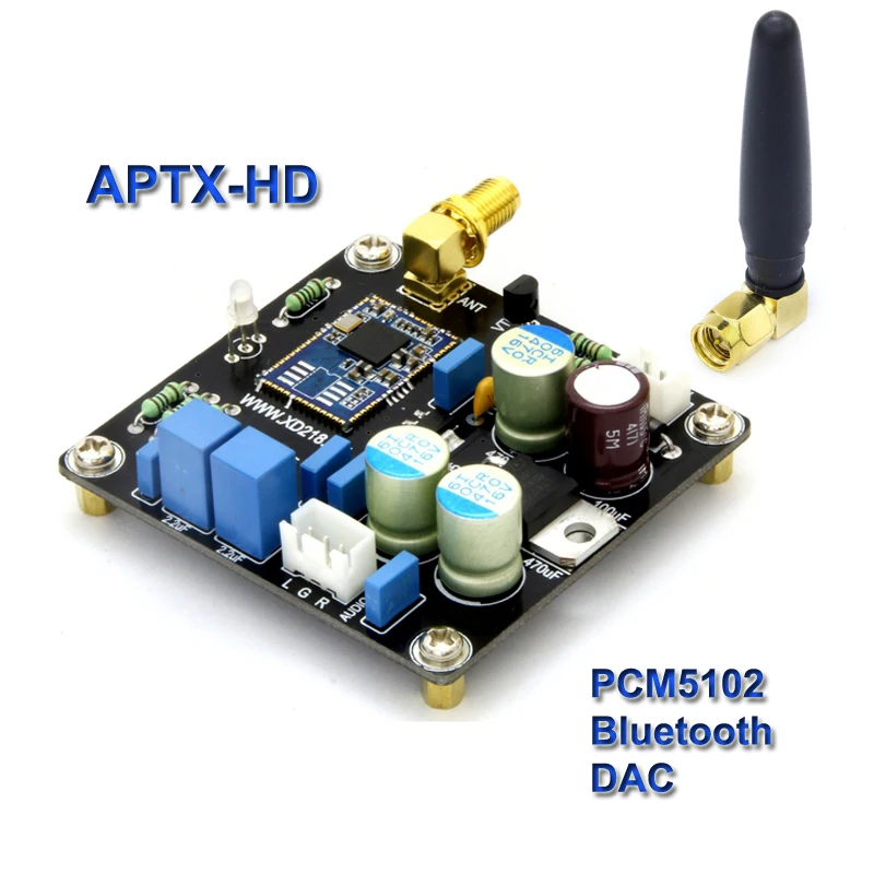 Беспроводной музыкальный приемник CSR8675 Bluetooth 5 0 PCM5102A I2S декодер плата DAC |