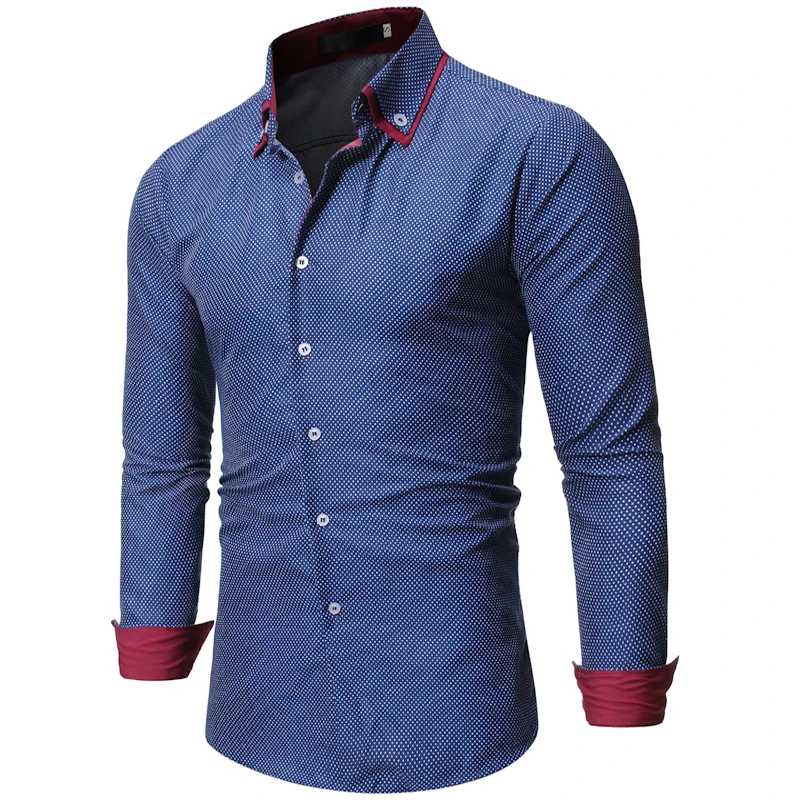 

Mens Casual Button Down Shirts Dress Shirts Solid Business Shirts