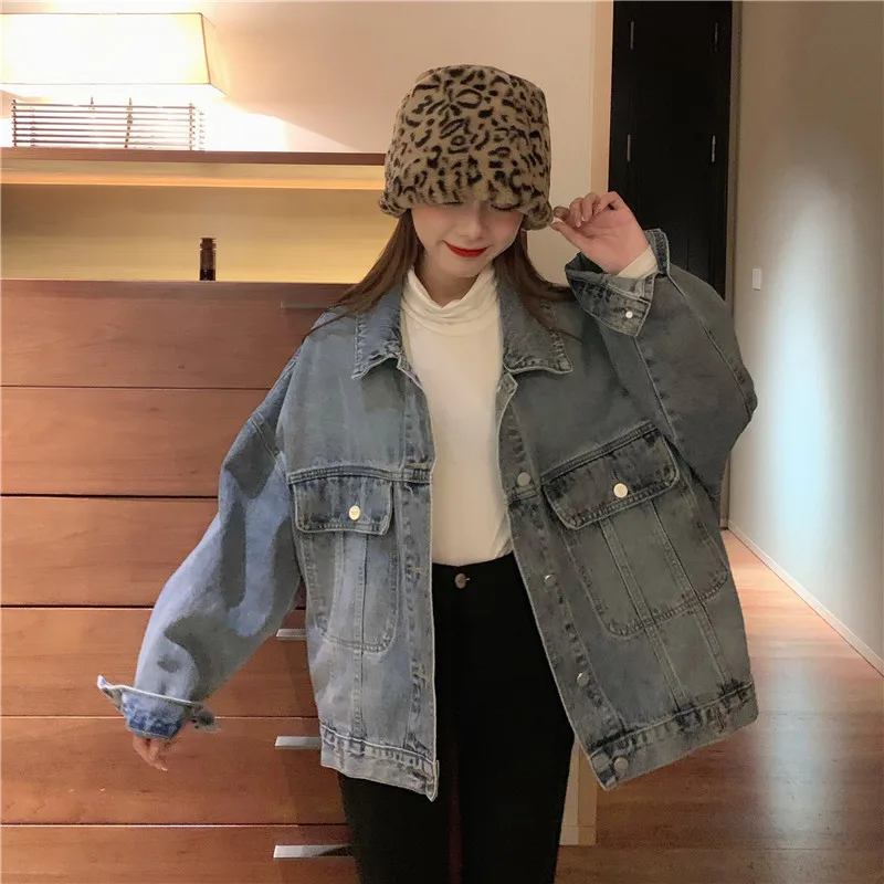 Весна 2021 новинка Женская шикарная универсальная Свободная рабочая одежда в