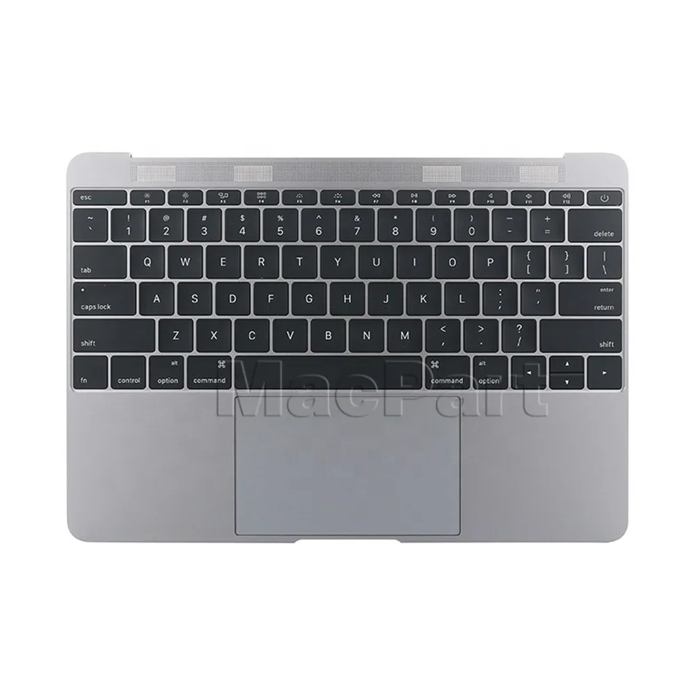 Для Macbook 12 дюймов A1534 Topcase с подсветкой клавиатуры США трекпад