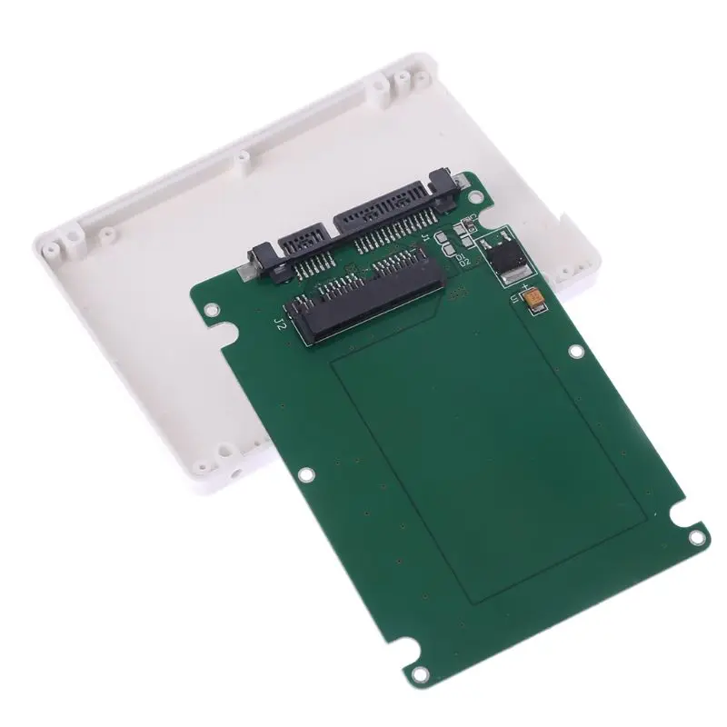 Фото 1.8" Micro SATA 16 Pin SSD To 2.5" 22Pin HDD Adapter Converter With Case T84C Компьютеры и офис 1.8" Micro SATA 16 Pin SSD To 2.5" 22Pin HDD Adapter Converter With Case T84C Компьютеры и офис