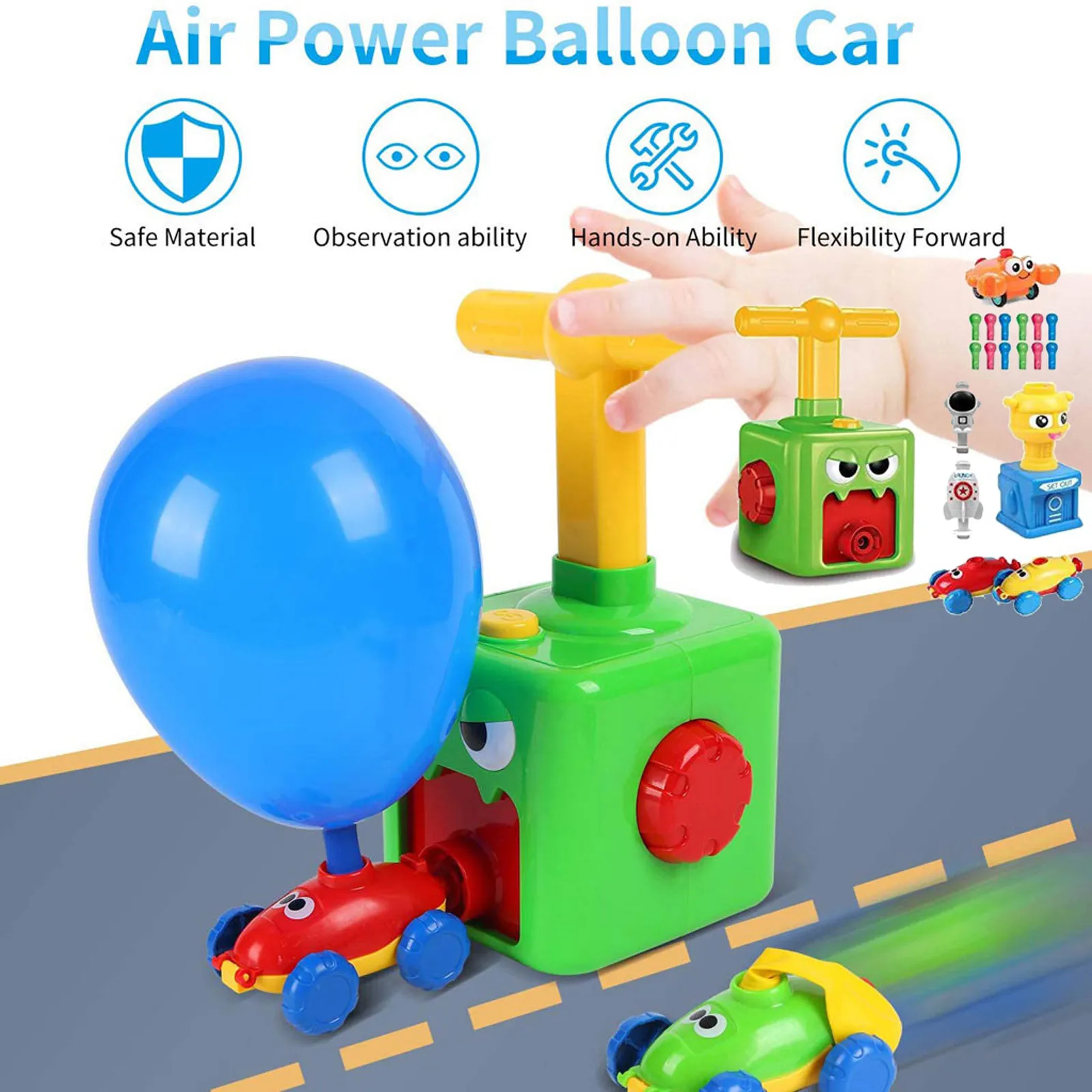 

Детская инерционная Мощность мяч автомобиль игрушка для научного эксперимента головоломка удовольствие от инерционная шар автомобилей на...