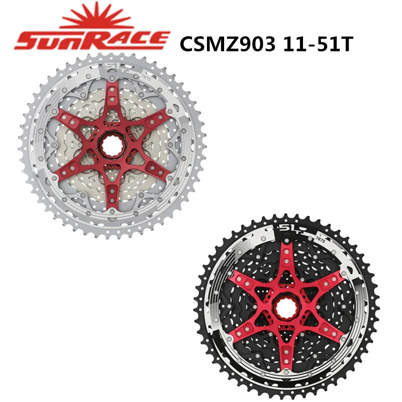 SunRace CSMZ600 CSMZ901 CSMZ800 11-51T Cassette 12 Speed 51T
