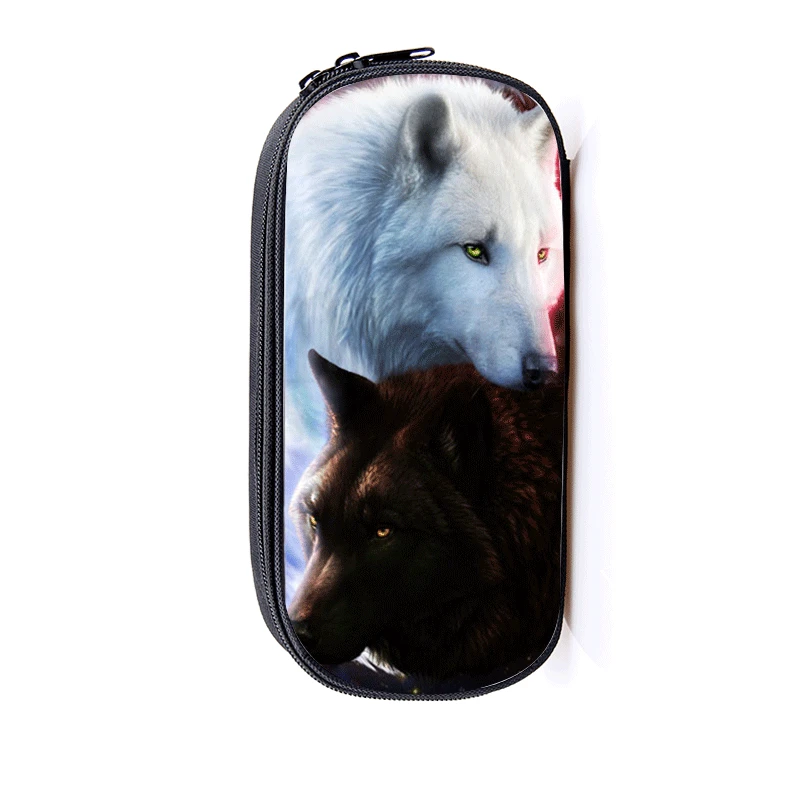 В готическом стиле с принтом героями мультфильмов косметический Чехол Карандаш