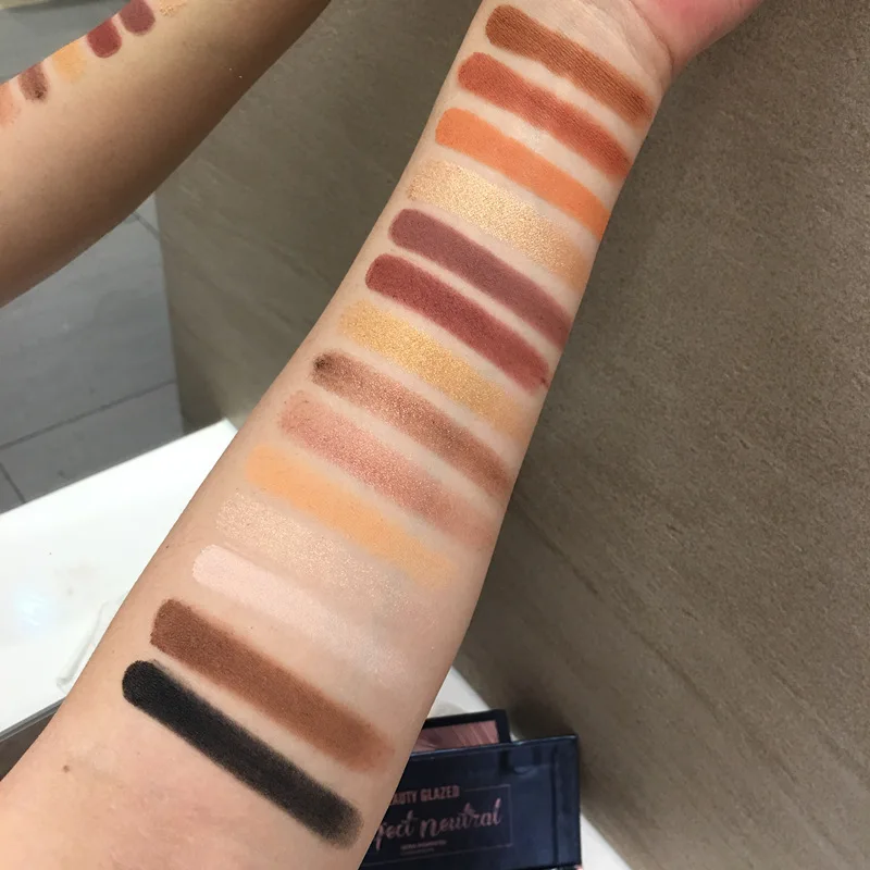 All-Match 14 Color Eyeshadow Palette Shimmer Matte Pigmented Smokey Eye Shadow Long-lasting Natural Cosmetics Makeup TSLM1 |