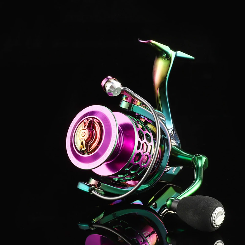 

14+1BB Colorful Top Quality Spinning Reel High Speed Gear Ratio 5.0:1 Aluminium Spool Spinning Fishing
