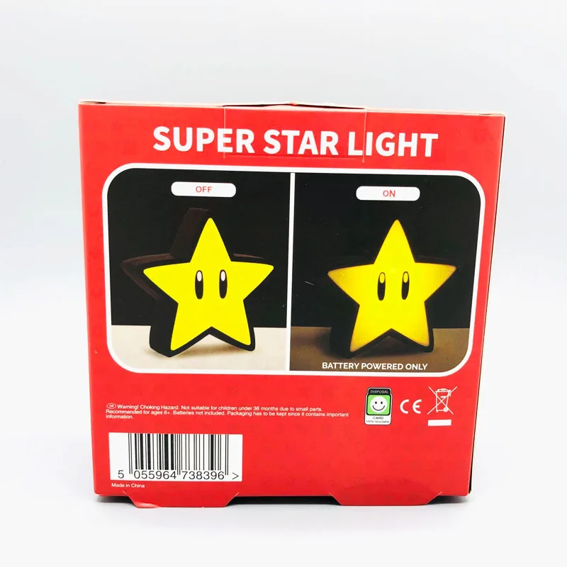 USB LED Night Light Super Marios Creative Retro Anime Star Lights Decoration Christmas Party Bedroom Home Gift | Игрушки и хобби