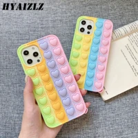 phone cases for iphone 12 11 pro max xs xr se 2020 7 8 plus soft silicone back cover stress reliever love heart shockproof coque