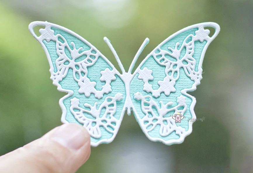 Mmao ремесла металлические стальные резные штампы цветок бабочка декоративный