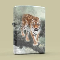 tiger serie in famous drawing 2022 design tree in warm father tigers made in usa for zippo gift