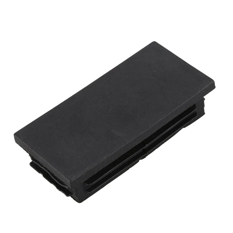 Plastic Rectangle Blanking End Caps Bung 40mm x 80mm 20Pcs Black |