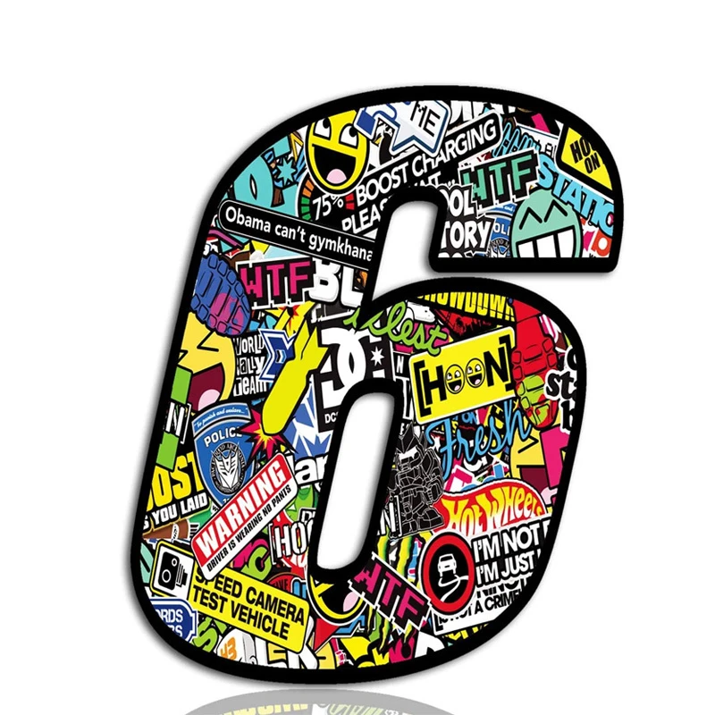 Изысканная наклейка из ПВХ в стиле панк с изображением черепа бомбы автомобиль